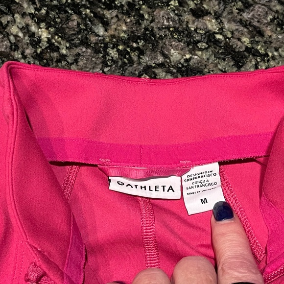 Athleta Salutation Jacket ~ Salvia Pink Size M - Picture 5 of 8